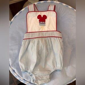 Red and Blue Kids One Piece Bodysuit